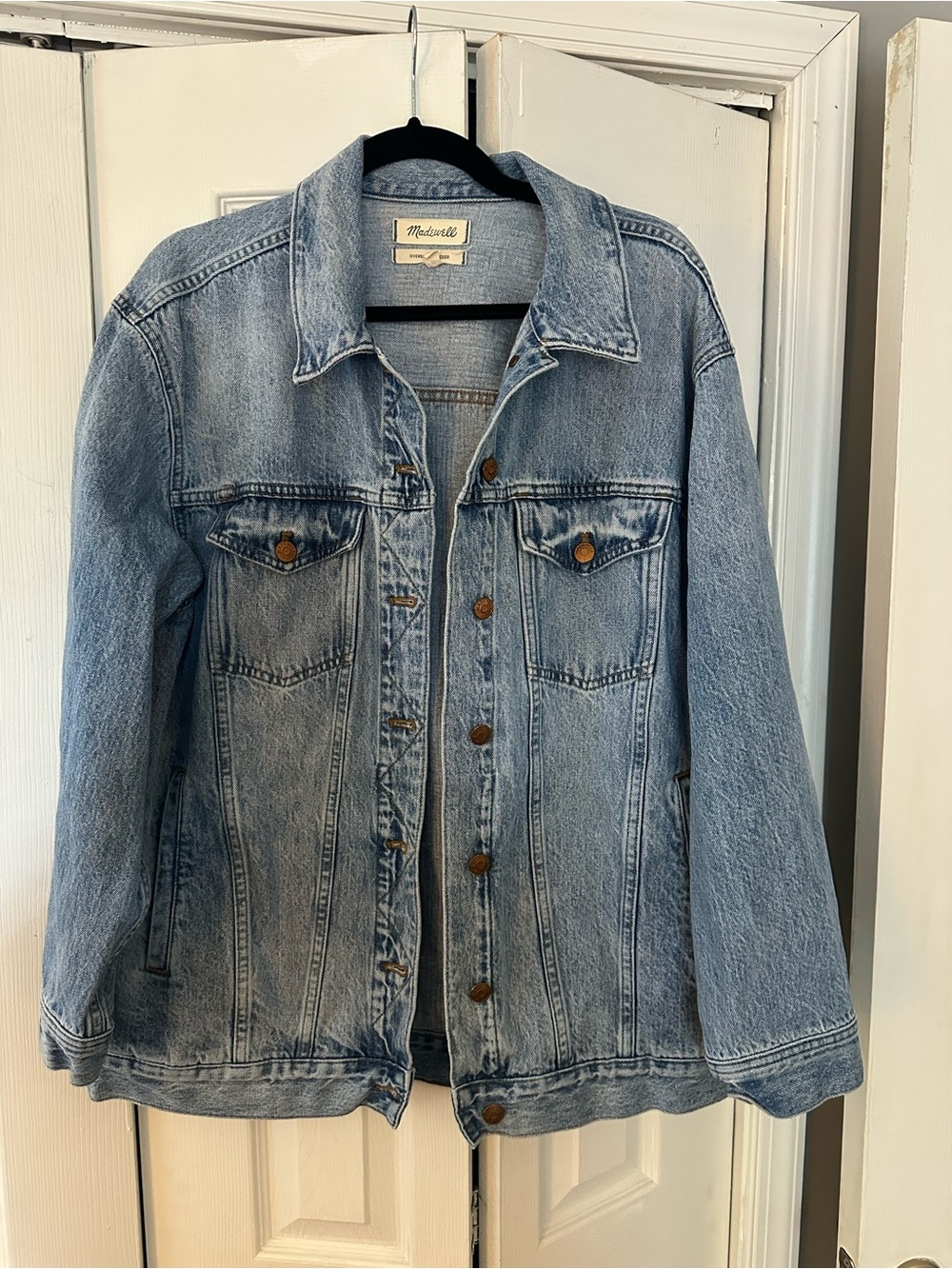 Madewell Light Wash Blue Denim Jacket